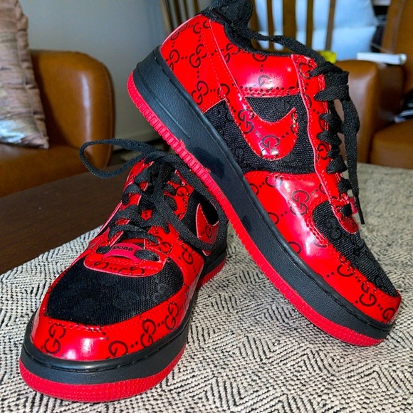 Shoes - Nike Shoes Air Force /custom Gucci